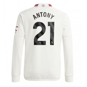 Manchester United Antony #21 Replika Tredjetrøje 2023-24 Langærmet